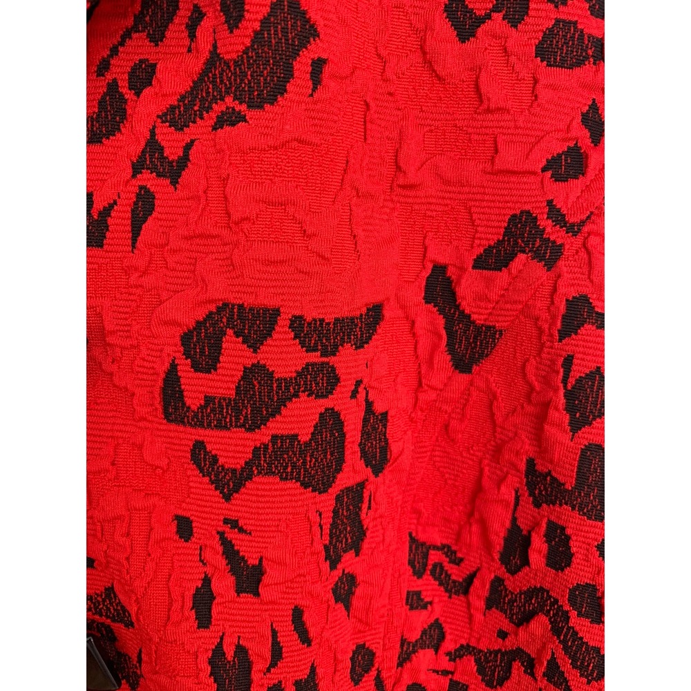Moonlight Y & S Fashion Design Red Tunic XL Trapeze Jacket Lagenlook Art to Wear - Picture 6 of 16